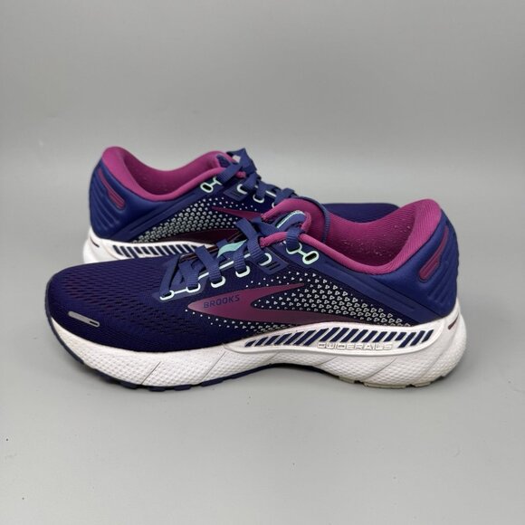 Brooks Running Shoes Adrenaline GTS 22 Navy Blue Pink Women's Size 6.5 B - Picture 2 of 8